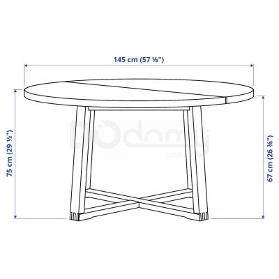 Стіл MÖRBYLÅNGA 604.128.85 IKEA (ИКЕА MÖRBYLÅNGA), фото 9