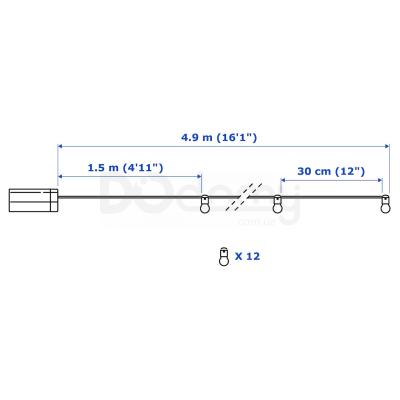Гирлянда UTSUND 004.211.33 IKEA (ИКЕА УТСУНД), фото 6