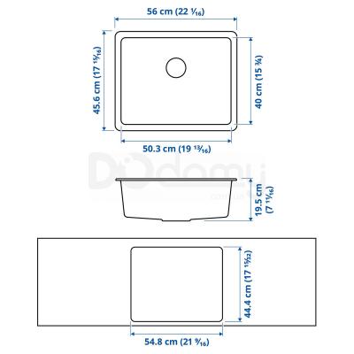 Мийка KILSVIKEN 593.370.24 IKEA (ИКЕА КИЛСВИКЕН), фото 4