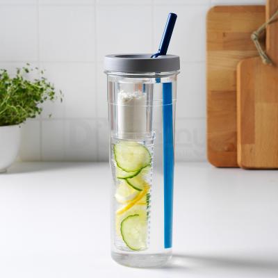 Бутылка с инфузером и трубочкой UPPLADDA 804.153.07 IKEA (ИКЕА УППЛАДДА), фото 7