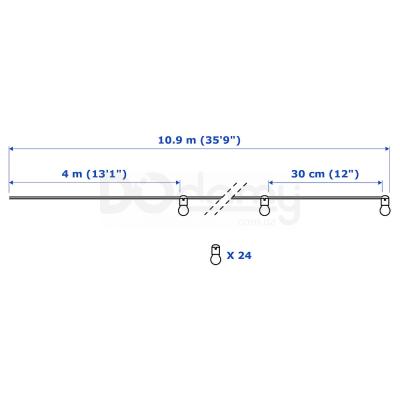 Гирлянда BLOTSNO 904.211.38 IKEA (ИКЕА БЛОТСНО), фото 7