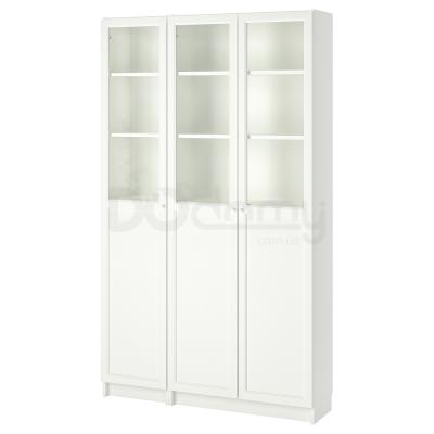 Витрина BILLY / OXBERG 792.817.90 IKEA (ИКЕА БИЛЛИ / ОКСБЕРГ), фото 1