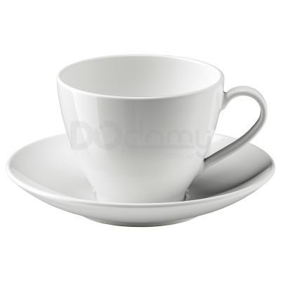 Чашка чайная с блюдцем VARDERA 402.774.59 IKEA (ИКЕА ВЭРДЕРА), фото 1