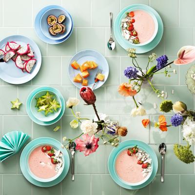 Набір тарілок BESEGRA 104.105.58 IKEA (ИКЕА БЕСЕГРА), фото 4