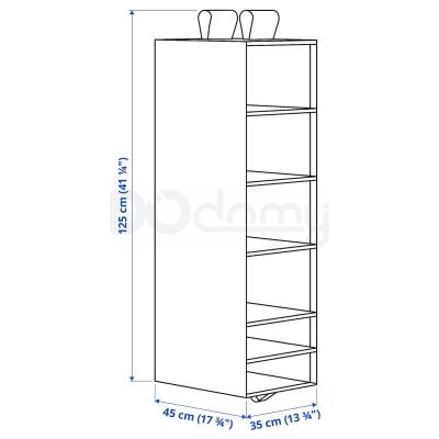 Полка навесная SKUBB 404.000.01 IKEA (ИКЕА СКУББ), фото 5