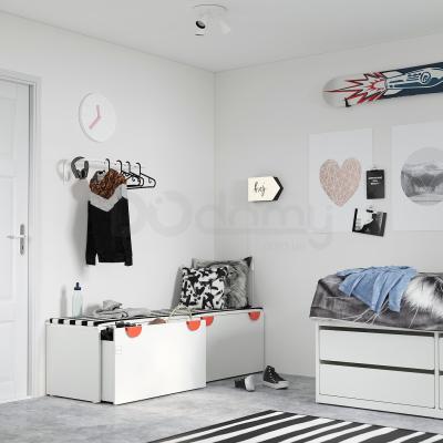 Скамейка с контейнером для игрушек SMASTAD 193.891.52 IKEA (ИКЕА СМАСТАД), фото 6