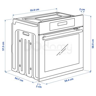 Духовой шкаф KULINARISK 704.210.59 IKEA (ИКЕА КУЛИНАРИСК), фото 11