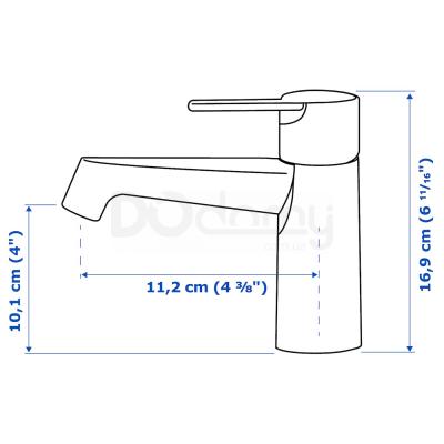 Смеситель BROGRUND 603.430.81 IKEA (ИКЕА БРОГРУНД), фото 7