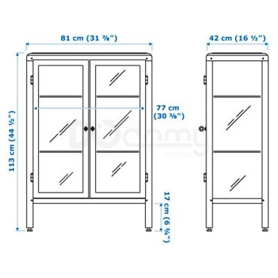 Витрина FABRIKOR 804.601.25 IKEA (ИКЕА ФАБРИКОР), фото 5