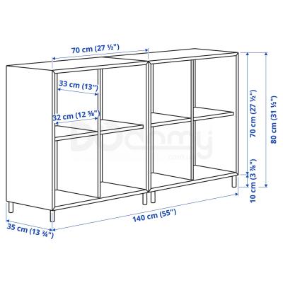 Стеллаж  EKET 893.861.07 IKEA (ИКЕА ЭКЕТ), фото 7