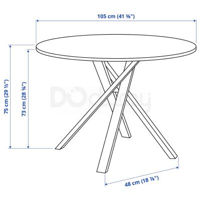 Стіл MARIEDAMM 704.926.45 IKEA (ИКЕА MARIEDAMM), фото 4