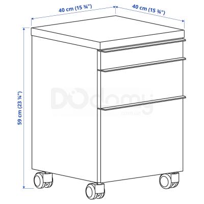 Тумба прикроватная BESTA BURS 402.840.30 IKEA (ИКЕА БЕСТО БУРС), фото 2
