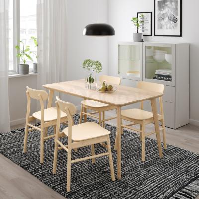 Набор Стол и стулья LISABO / RONNINGE 392.971.18 IKEA (ИКЕА LISABO / RÖNNINGE), фото 2