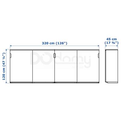 Комбинация шкафов GALANT 092.856.16 IKEA (ИКЕА ГАЛАНТ), фото 6