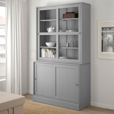 HAVSTA  Поєднання розсувних скляних дверей 121x47x212 cm, фото 2