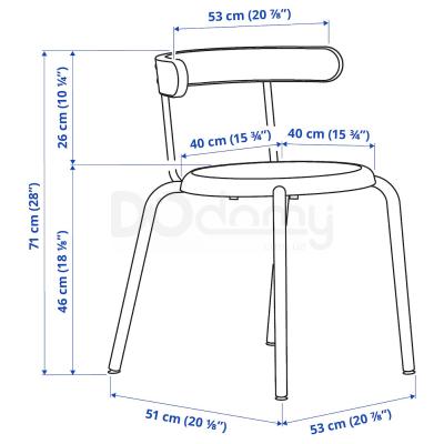 Стул YNGVAR 804.176.36 IKEA (ИКЕА YNGVAR), фото 7