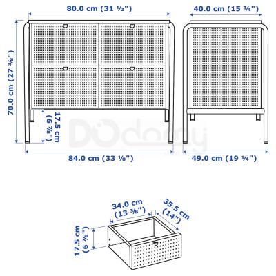 Комод NIKKEBY 004.514.98 IKEA (ИКЕА НИККЕБИ), фото 8