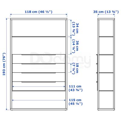 Стелаж FJÄLKINGE 999.325.40 IKEA (ИКЕА ФЬЕЛЬКИНГЕ), фото 2