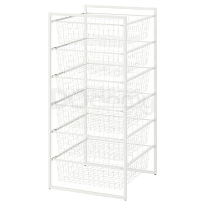 Рама з дротяними кошиками JONAXEL 192.971.38 IKEA (ИКЕА ЙОНАКСЕЛЬ), фото 1