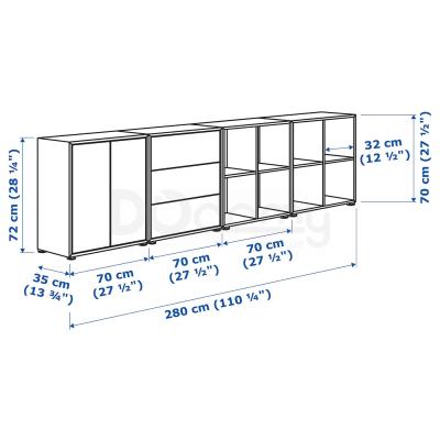 Комбінація шаф EKET 591.910.26 IKEA (ИКЕА ЭКЕТ), фото 4