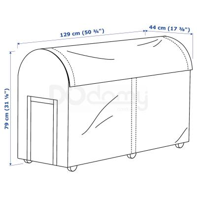 Скриня для зберігання TOSTERÖ 104.114.40 IKEA (ИКЕА ТОСТЕРО), фото 10