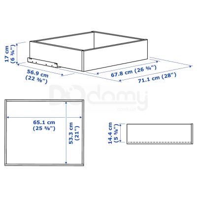 Висувний ящик KOMPLEMENT 503.959.66 IKEA (ИКЕА КОМПЛИМЕНТ), фото 4