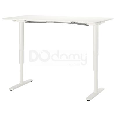 Стіл з регульованою висотою BEKANT 690.225.37 IKEA (ИКЕА БЕКАНТ), фото 1