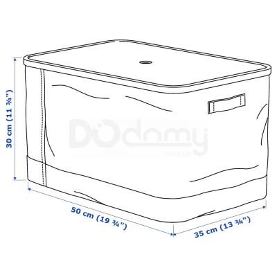 Коробка з кришкою RABBLA 403.481.26 IKEA (ИКЕА РАБЛА), фото 10
