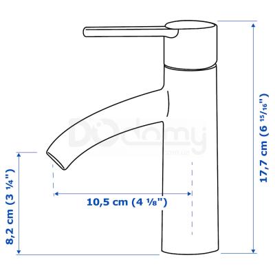 Смеситель DALSKAR 302.812.92 IKEA (ИКЕА ДАЛЬШЕР), фото 9
