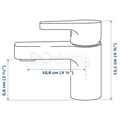 Смеситель ENSEN 602.813.80 IKEA (ИКЕА ЭНСЕН), фото 6