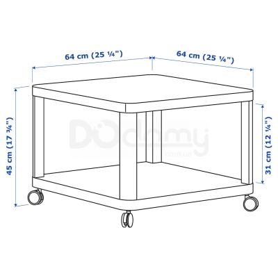 Журнальний стіл TINGBY 202.959.25 IKEA (ИКЕА ТИНГБИ), фото 6