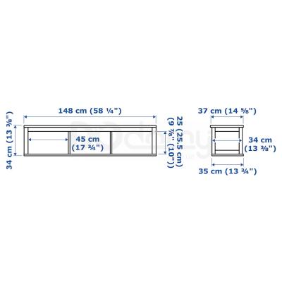 Полка HEMNES 602.972.20 IKEA (ИКЕА ХЕМНЭС), фото 3