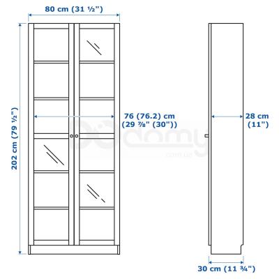 Вітрина BILLY 803.856.16 IKEA (ИКЕА БИЛЛИ), фото 5