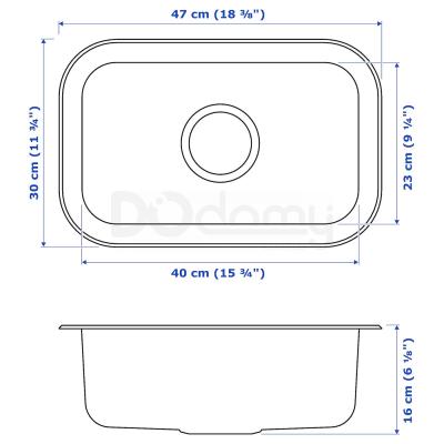 Раковина BOHOLMEN 991.575.01 IKEA (ИКЕА БОХОЛЬМЕН), фото 8