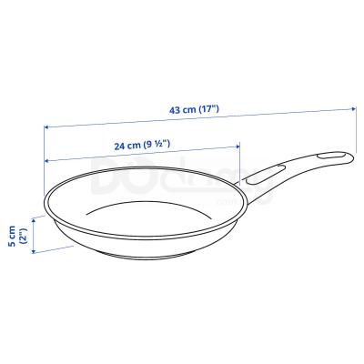 Сковорода HEMLAGAD 104.622.22 IKEA (ИКЕА ХЕМЛАГАД), фото 5