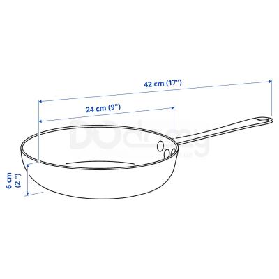 Сковорідка VARDAGEN 904.380.11 IKEA (ИКЕА ВАРДАГЕН), фото 17