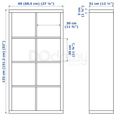 Стеллаж FLYSTA 303.772.42 IKEA (ИКЕА ФЛИСТА), фото 4
