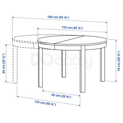 Стіл  BJURSTA 902.047.43 IKEA (ИКЕА BJURSTA), фото 6