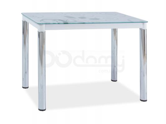 Стол Signal DAMAR II Белый/Хром 100x60, фото 1