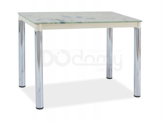 Стол Signal DAMAR II Kремовый/Хром 100x60, фото 1