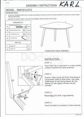 Стол Signal KARL Дуб 90X80, фото 2