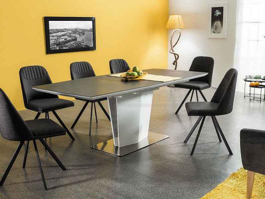 Стол Signal LAZZIO Cерый камень/Белый 160X90, фото 1