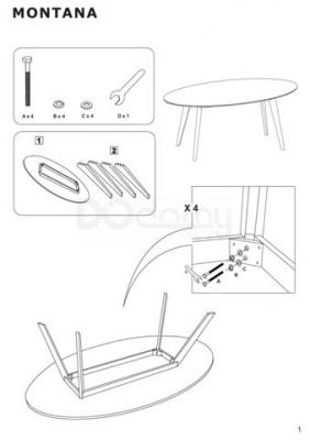 Стіл SIGNAL MONTANA DĄB BIELONY/BIAŁY, фото 2
