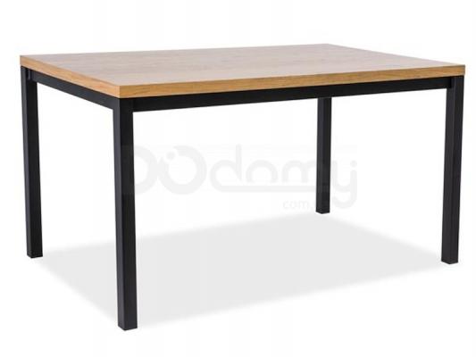 Стол Signal NORMANO OKLEINA NATURALNA DĄB/Черный 180x90, фото 1