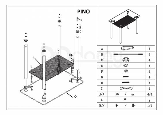 Стіл SIGNAL PINO 120x75, фото 2