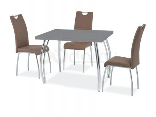 Стіл SIGNAL SK-2 Сірий/Хром 102x64, фото 1