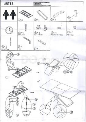 Стіл SIGNAL ARTIS білий 160(220)x90, фото 2