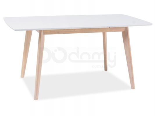 Стіл SIGNAL COMBO II DĄB BIELONY/білий 120X80, фото 1