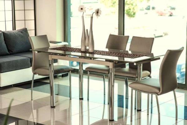 Стол Signal GD018 Темно-бежевый 110(170)x74, фото 1