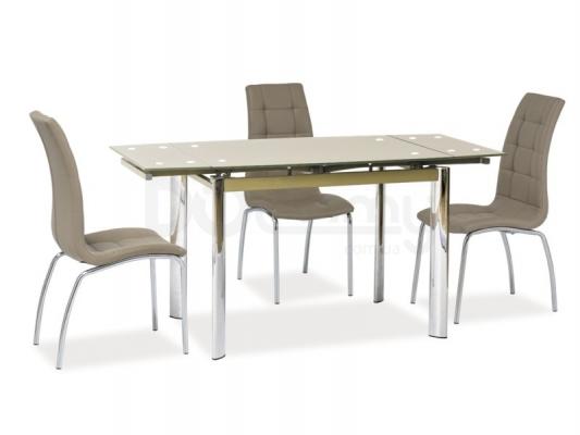 Стіл SIGNAL GD019 Темно-бежевий 100(150)x70, фото 1